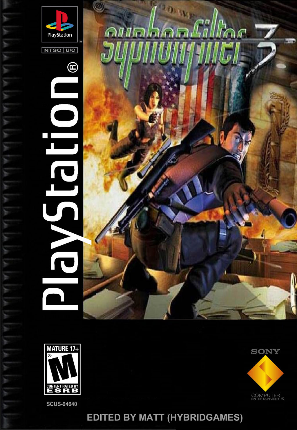 Syphon Filter 3 – 9/11 American Flag Cover - Phoenix Games