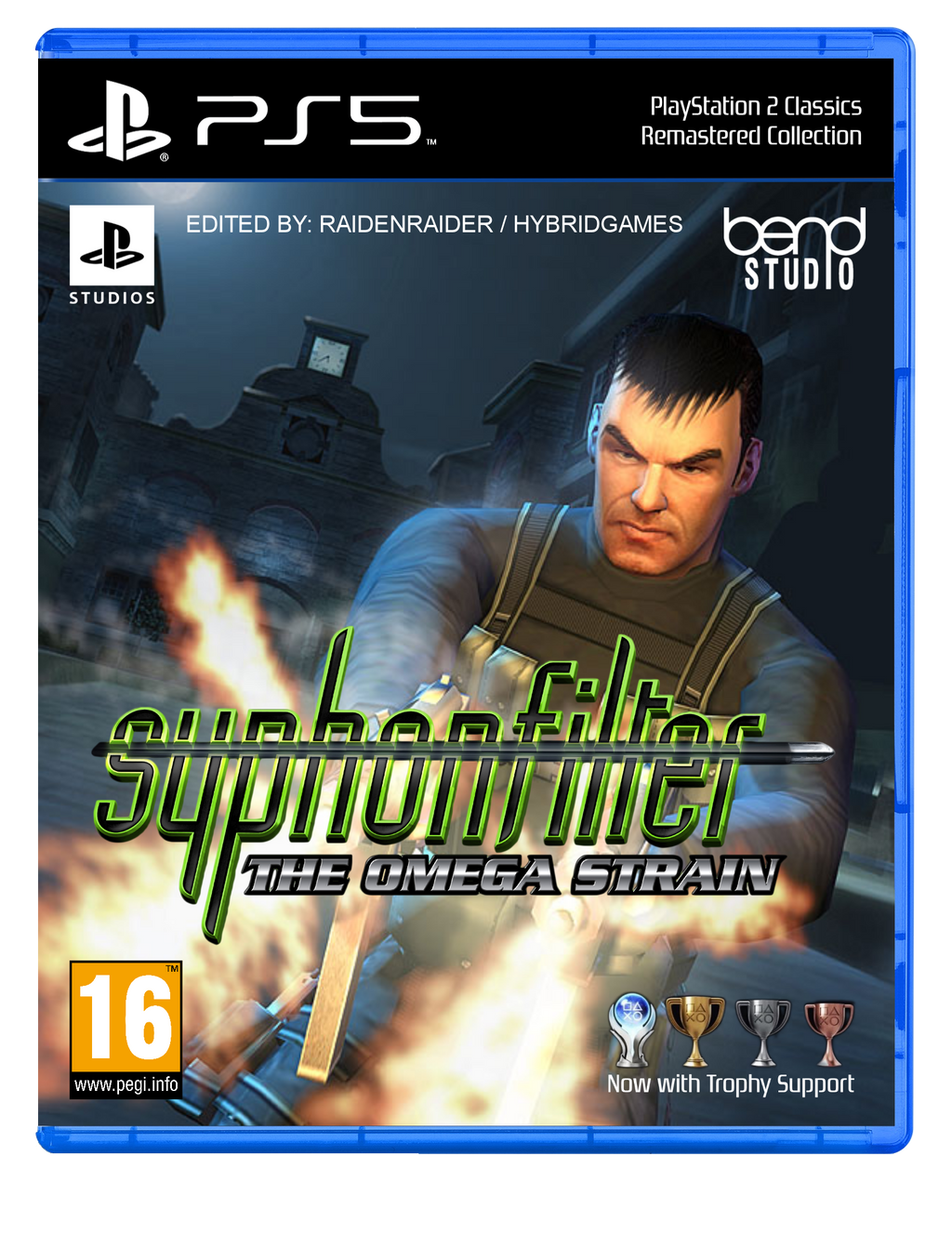 Syphon Filter: The Omega Strain - PS1 PAL Cover 1 by RaidenRaider