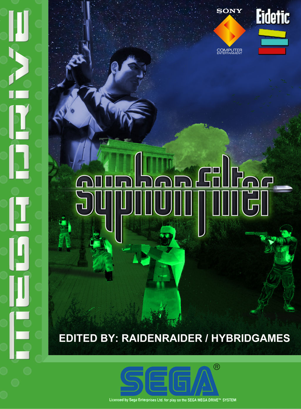 Syphon Filter 1 - Mega Drive Box Fan Cover by RaidenRaider on DeviantArt