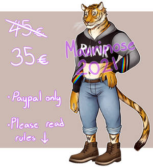 Adoptable : Tiger Man (OPEN)