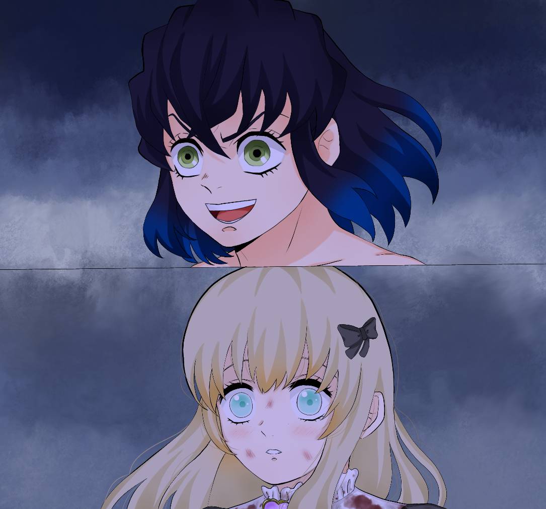 Inosuke and oc by Chiart30 on DeviantArt