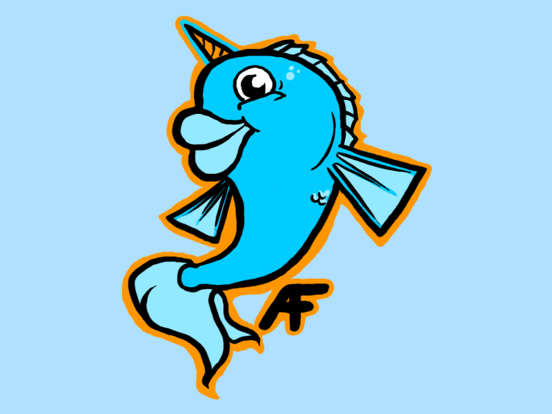 Aquatic Fishy Sticker