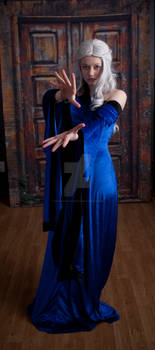 Blue Renaissance Dress 2