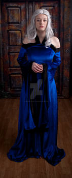 Blue Renaissance Dress 3