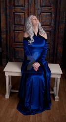 Blue Renaissance Dress 8