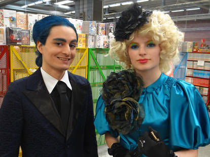 Caesar Flickerman and Effie Trinket -Hunger Games