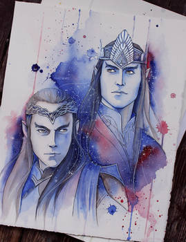 Elrond and Elros sketch