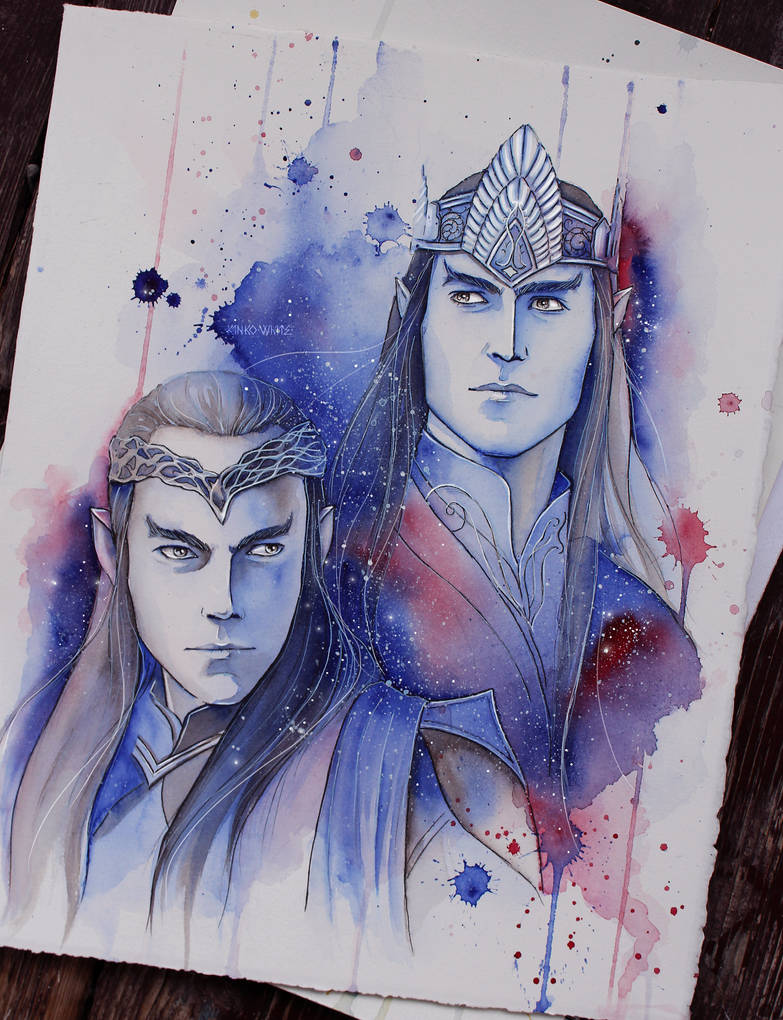 Elron Repaint Elrond and Elros sketch by Kinko-White on DeviantArt