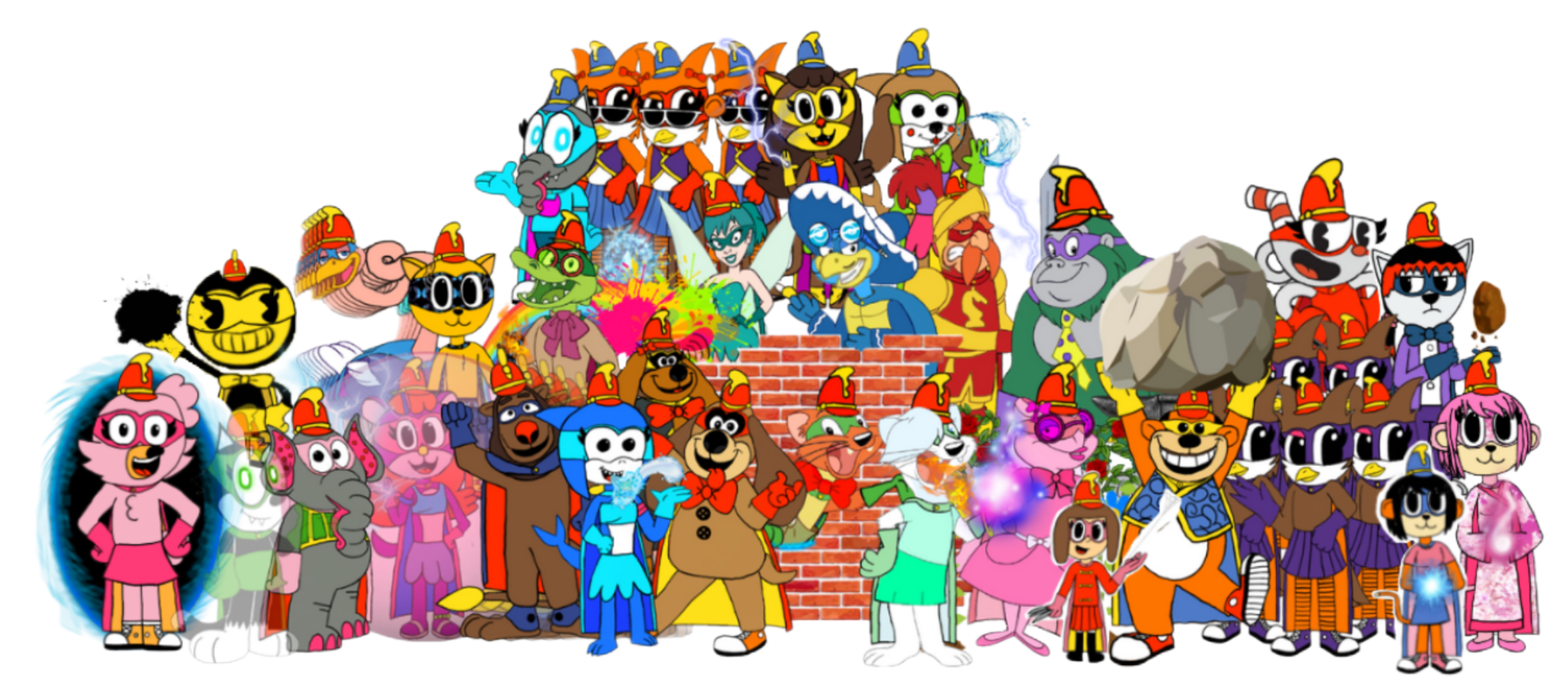 The Banana Splits in Choo-Choo Charles by shadzmac1124 on DeviantArt