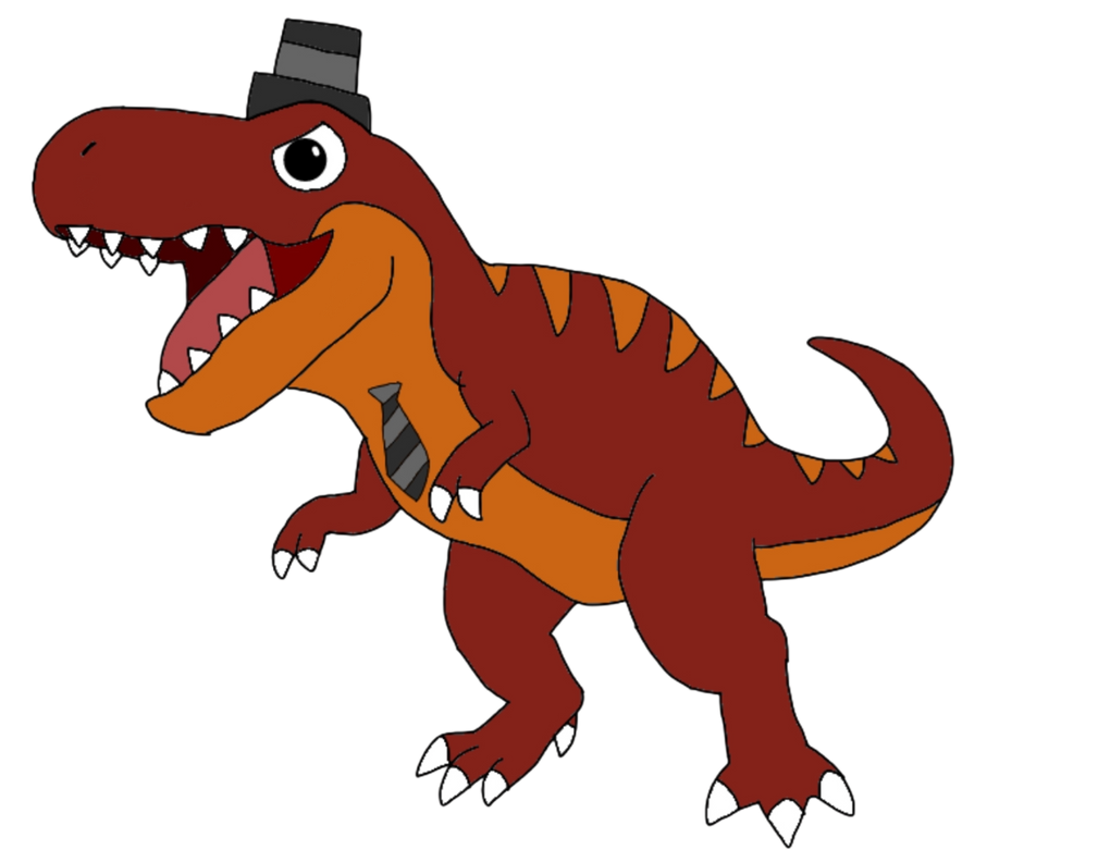 Sir Rex-in-ton Cartoon Render by shadzmac1124 on DeviantArt