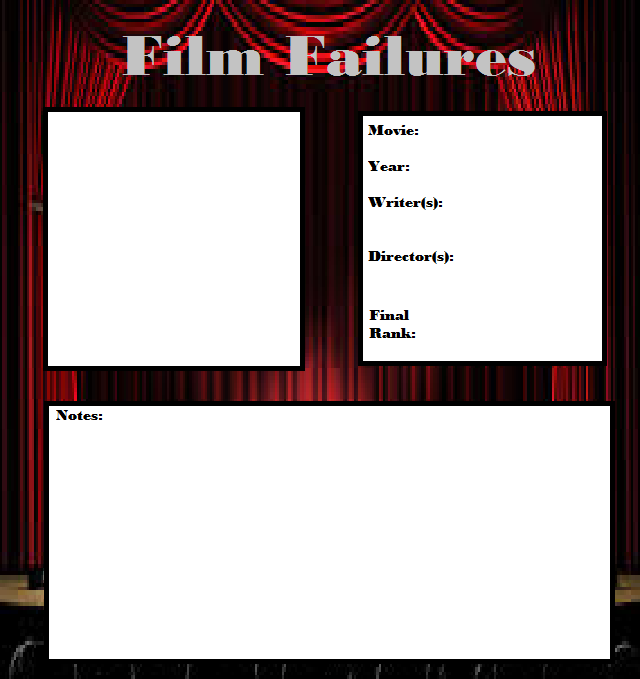 Film Failures Template by RikuKHAnimeFan on DeviantArt