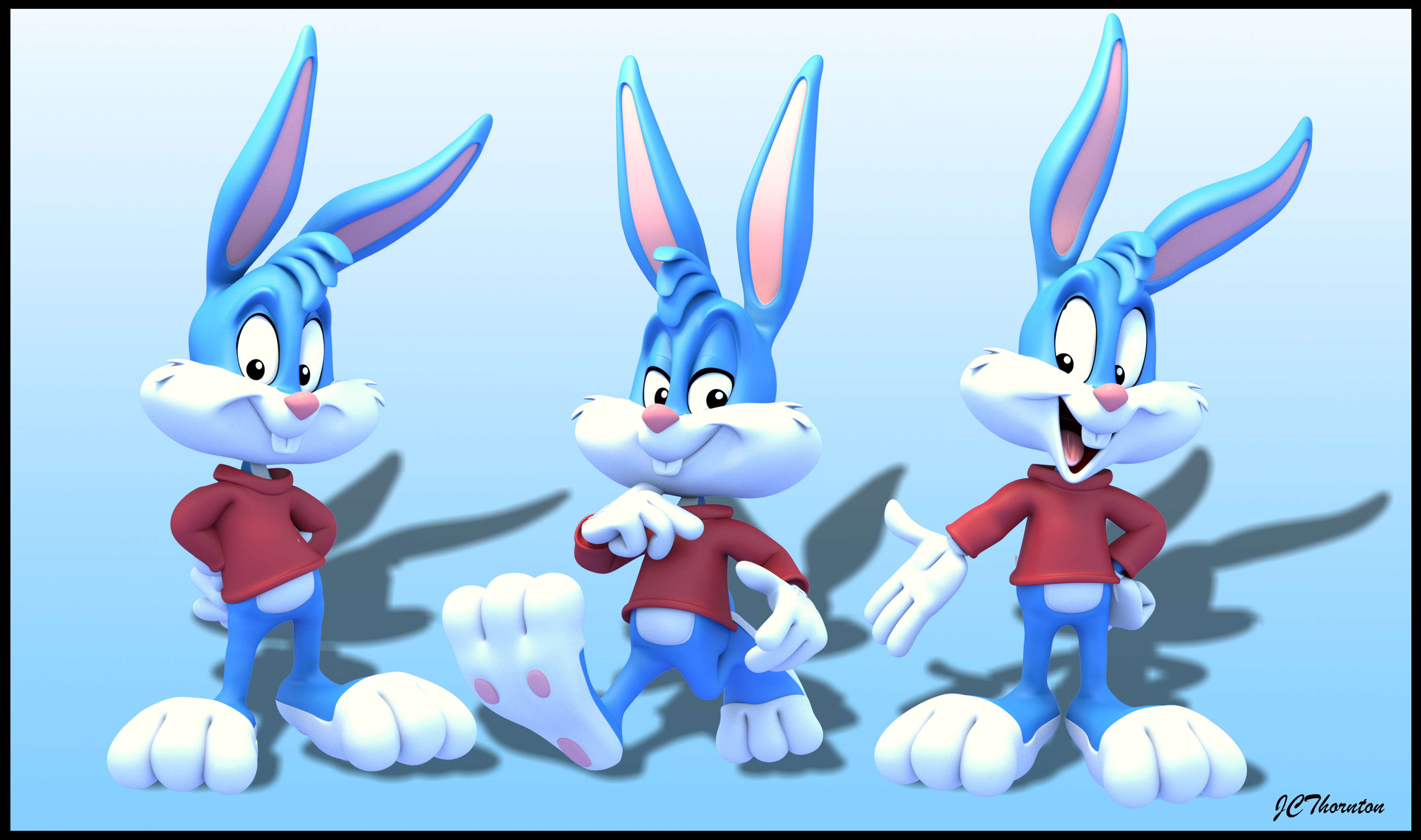 3D: Buster Bunny by JCThornton on DeviantArt