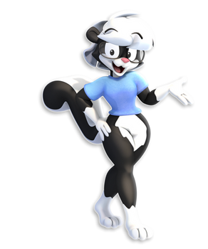 +3D Model Download+ Sabrina Skunk