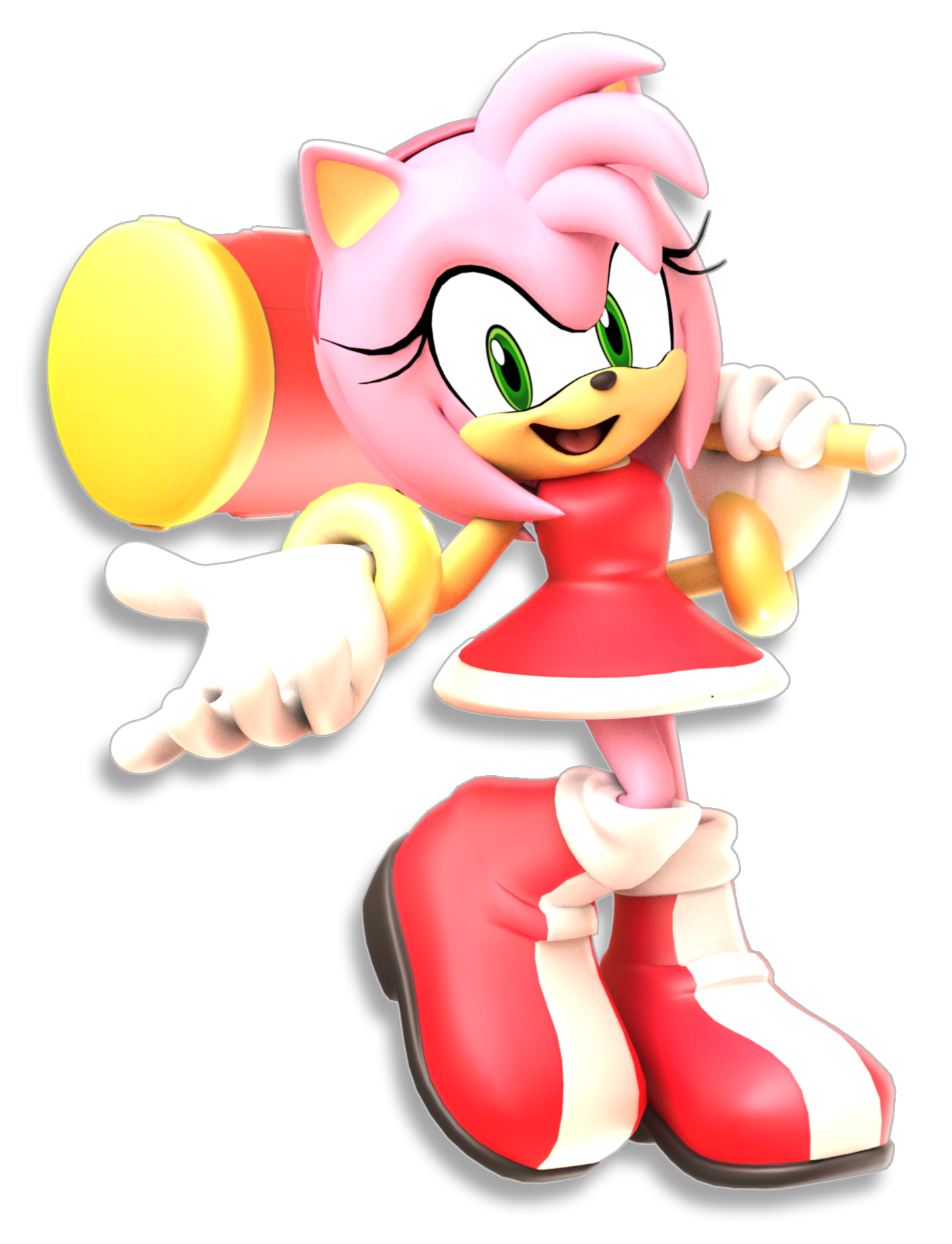3D file Amy Rose Confectioner  Sonic The Hedgehog. 🌹・3D printable model  to download・Cults