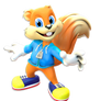 +3D Model Download+ Conker The Squirrel