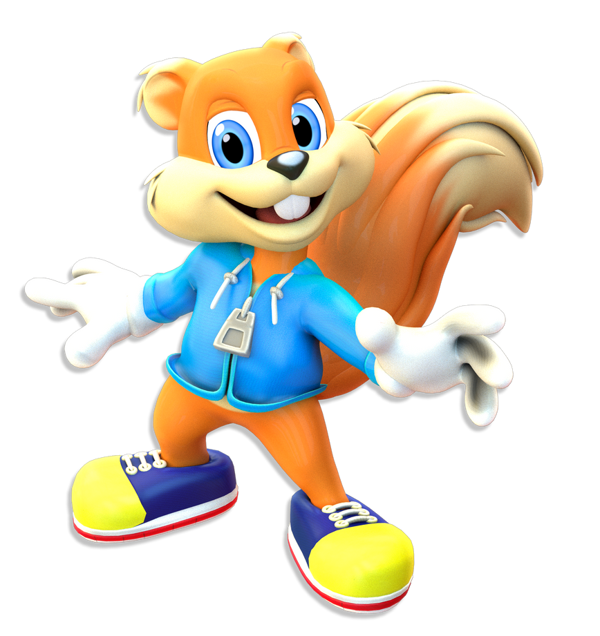 +3D Model Download+ Conker The Squirrel by JCThornton on DeviantArt