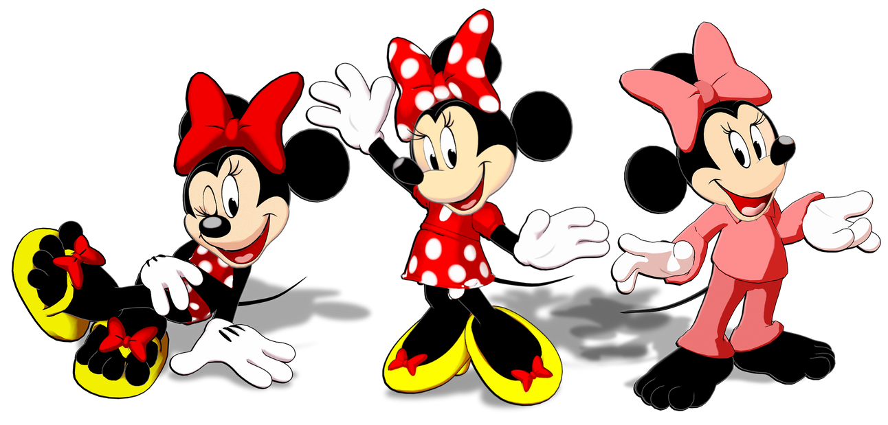 +2.5D Model Download+ Minnie Mouse by JCThornton on DeviantArt