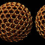 Geodesic Gold Weave