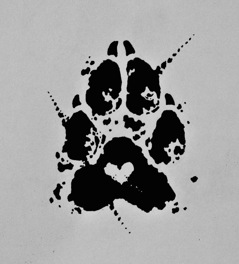 Pawprint tattoo commission