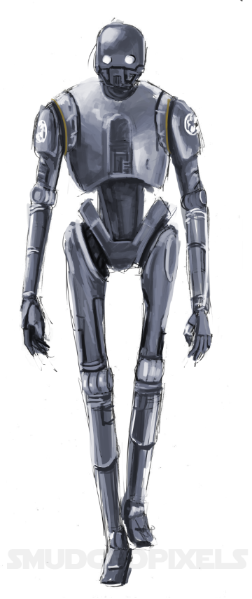 K-2SO Speedpaint :D