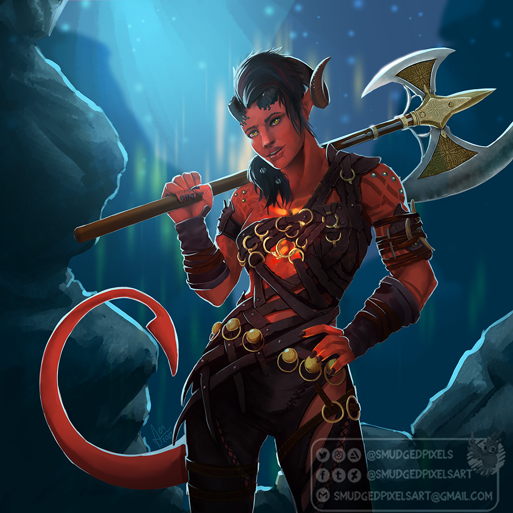 Deviantart Karlch Karlach | BG3 by SmudgedPixelsArt on DeviantArt