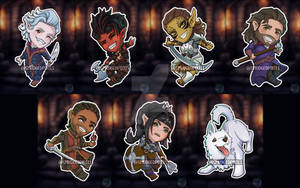 Baldurs Gate 3 Chibi Set