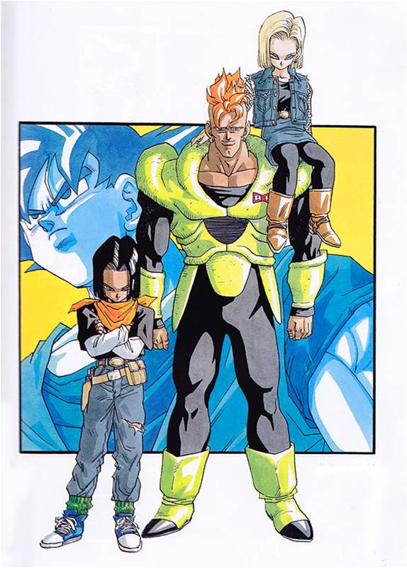 DRAGON BALL Z Androides Nro16,17 y 18 by dibujARTpe on DeviantArt