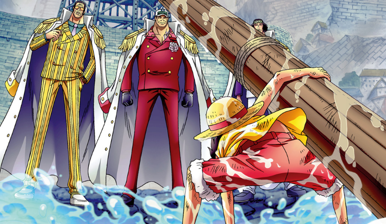 Most Epic Scene In One Piece !! Luffy Vs Admirals by mada654 on DeviantArt