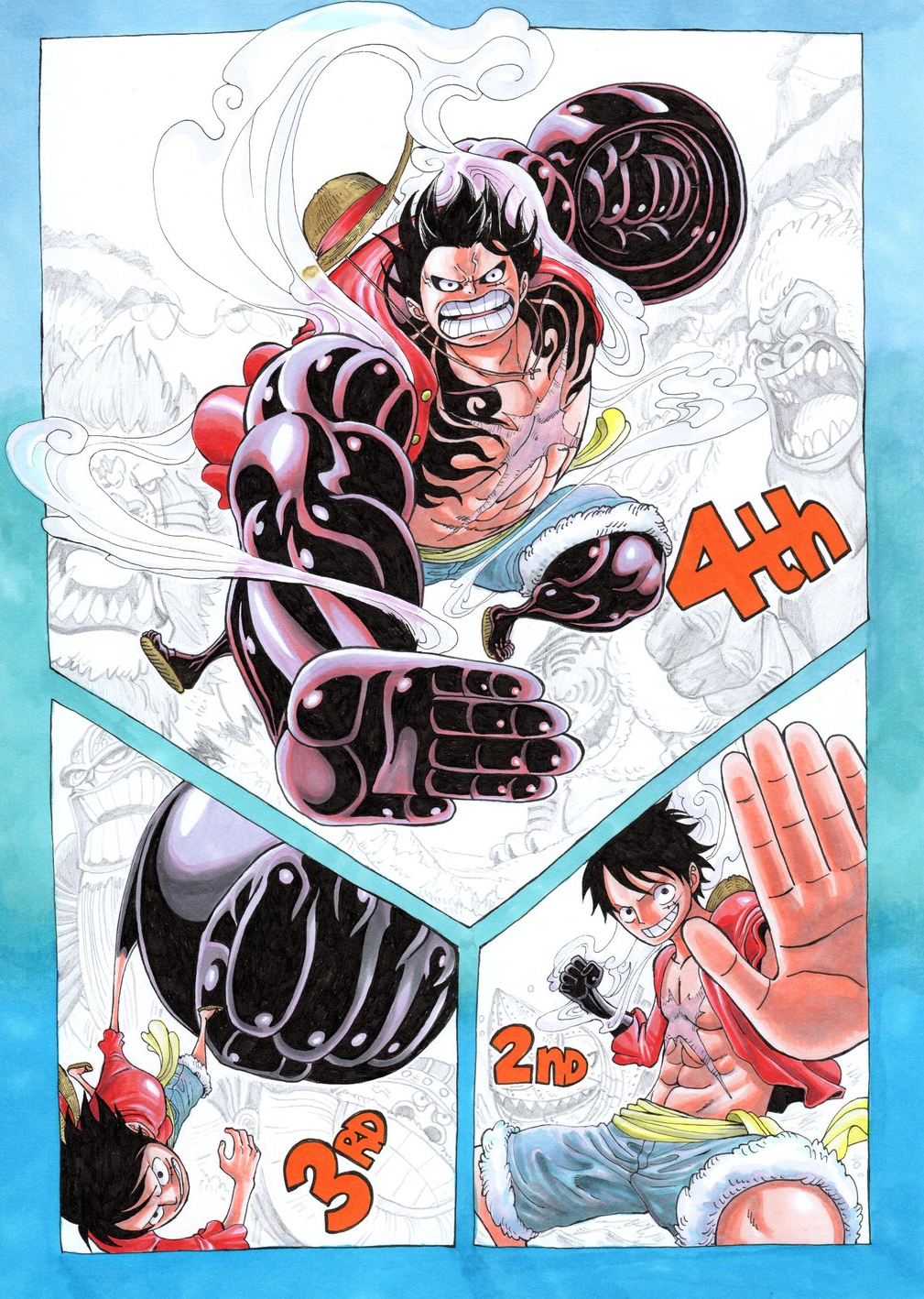 Luffy!!! All Gears (mostly) : r/OnePiece