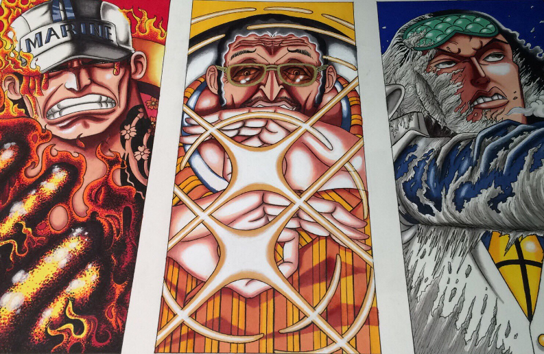 The Three Admirals One Piece By Mada654 On Deviantart The Three Admirals One Piece By Mada654 On Deviantart