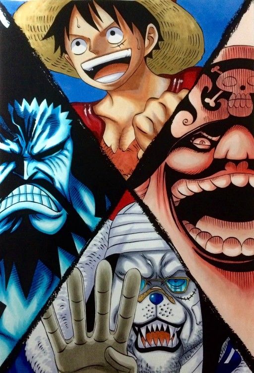 ArtStation - One Piece 4 poneglyphs
