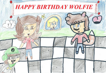 Gift: Wolfie's (late) birthday surprise!