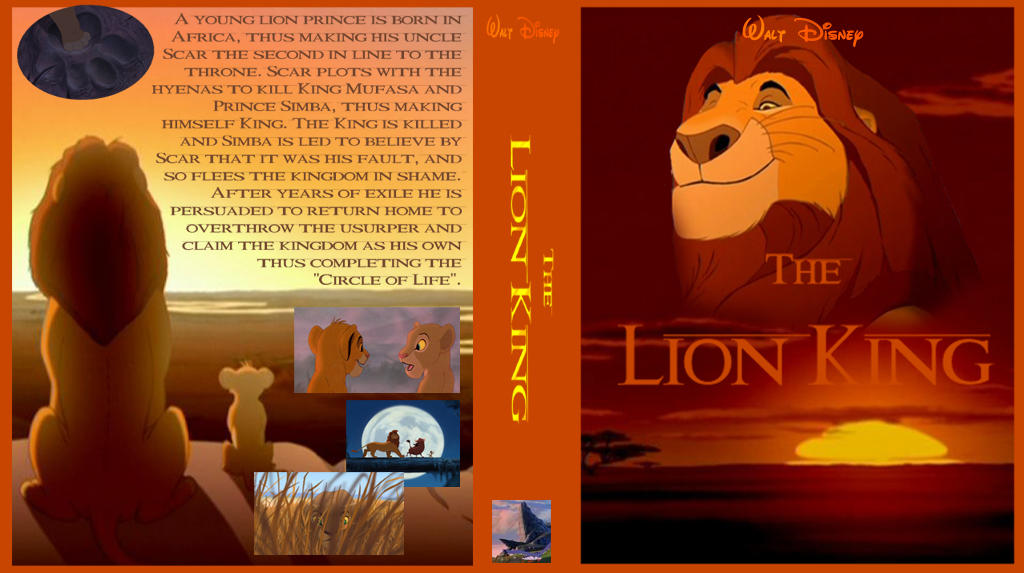 The Lion King Cover DVD by dyb on DeviantArt