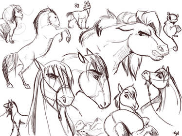 Horse Doodles