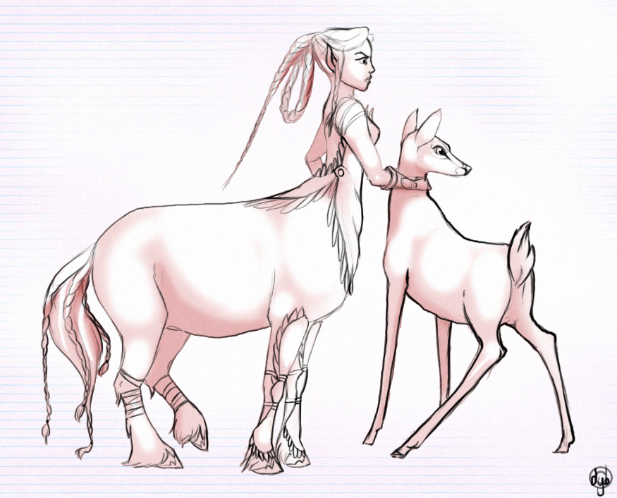 Centaurette and Doe