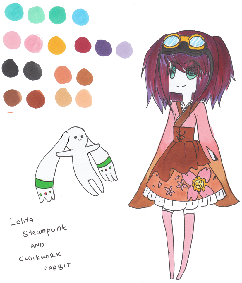 Steampunk Lolita and Clockwork Rabbit by Tsundere-Queen on DeviantArt