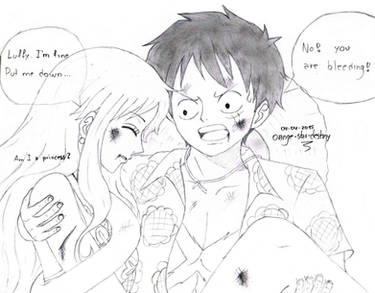 Luffy x Nami: after the final battle...