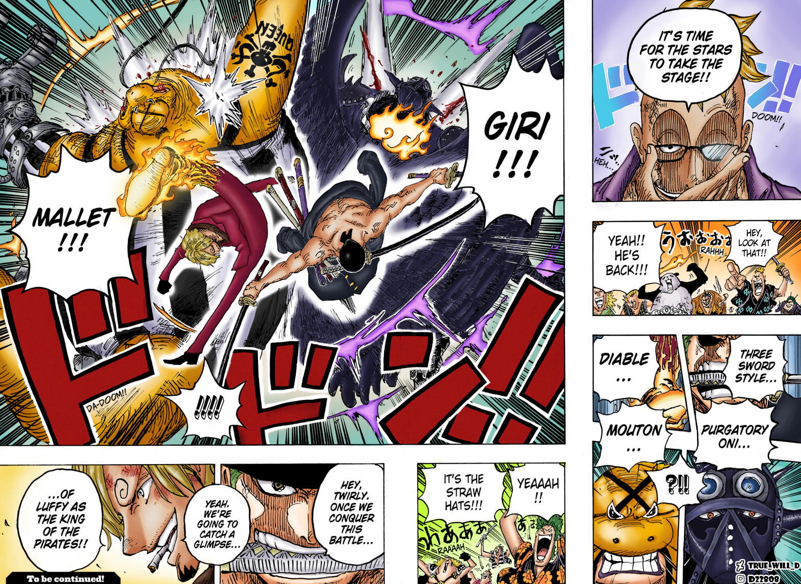 SPOIL MANGA ONE PIECE CHAPTER 1022 ! / Colors in Anime Style : r