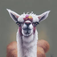 Portrait of Llama