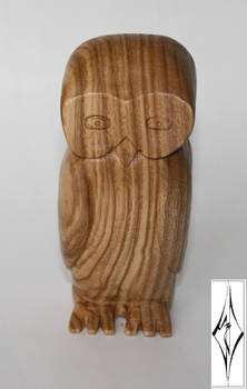 Owl carving