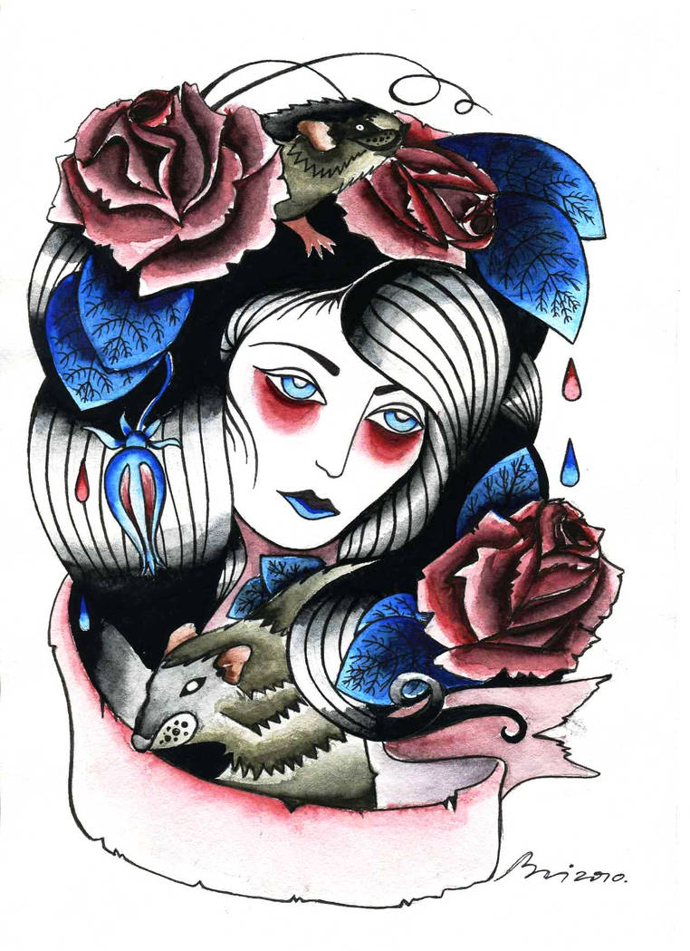 Rats and Roses by HAEMOGLOBIN7292 on DeviantArt