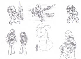 TMNT Donnie sketches
