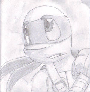 Donnie pencil drawing - Trouble Ahead