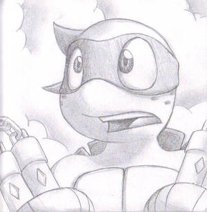 Mikey pencil drawing - Trouble Ahead