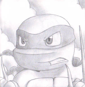 Raph pencil drawing - Trouble Ahead