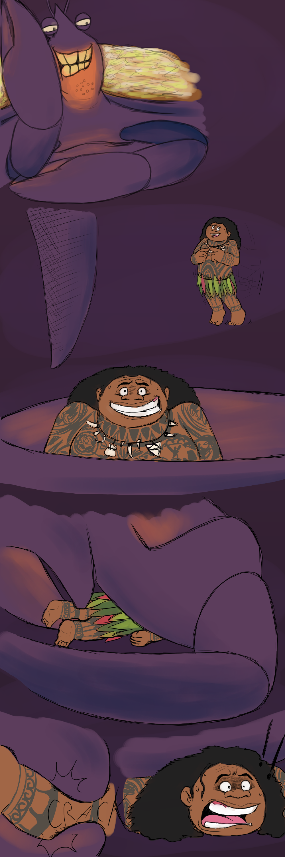 Moana Brokenlegrp Maui Distracts Tamatoa By Metalatias5 On Deviantart Moana Brokenlegrp Maui Distracts Tamatoa By Metalatias5 On Deviantart