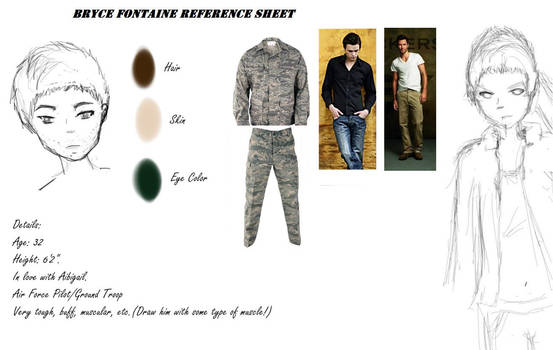 Bryce Fontaine Reference Sheet