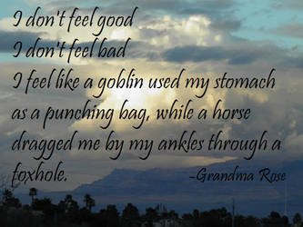 Quote from Grandma Rose