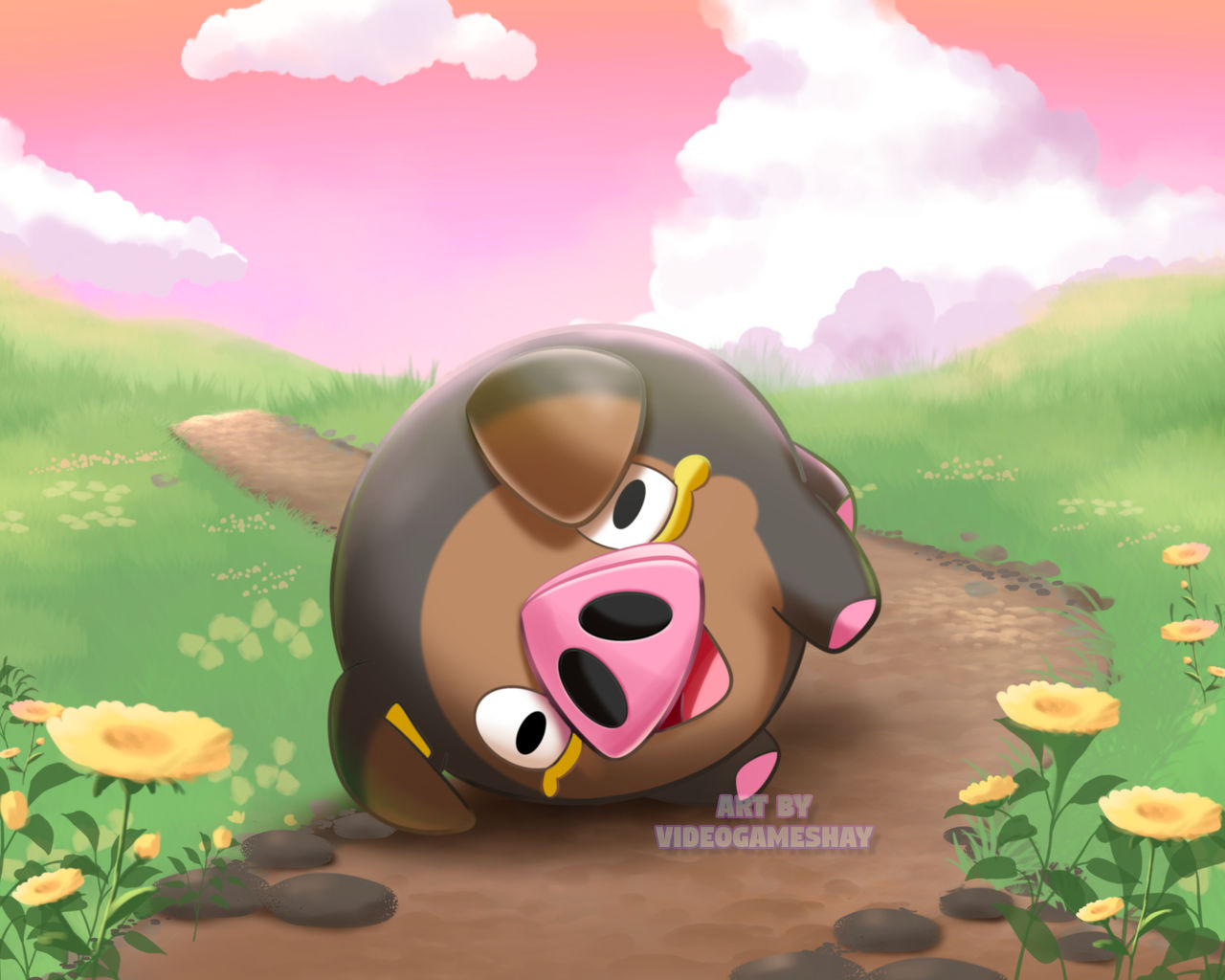 Lenchok LeChonk Fan Art by Videogameshay on DeviantArt