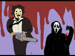 Texas chainsaw massacre and Ghost face by IMMayes